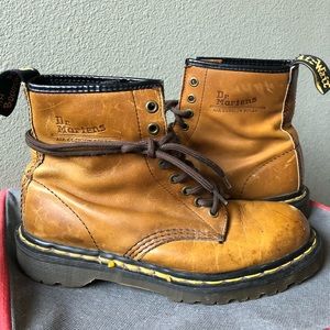 Vintage Tan Dr. Martens